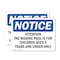 Signmission Attention The Wading Pool Is For Children, 10 in W x Rectangle, Vinyl Decal OS-2PACK-NS-D-710-L-10223 - alternate 1